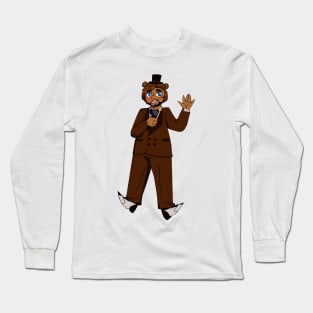 Freddy Fazbear Gijinka Transparent Long Sleeve T-Shirt